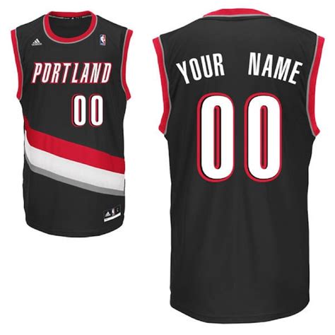 adidas_portland_trail_blazers_custom_replica_home_jersey|portland trail blazers custom jersey.